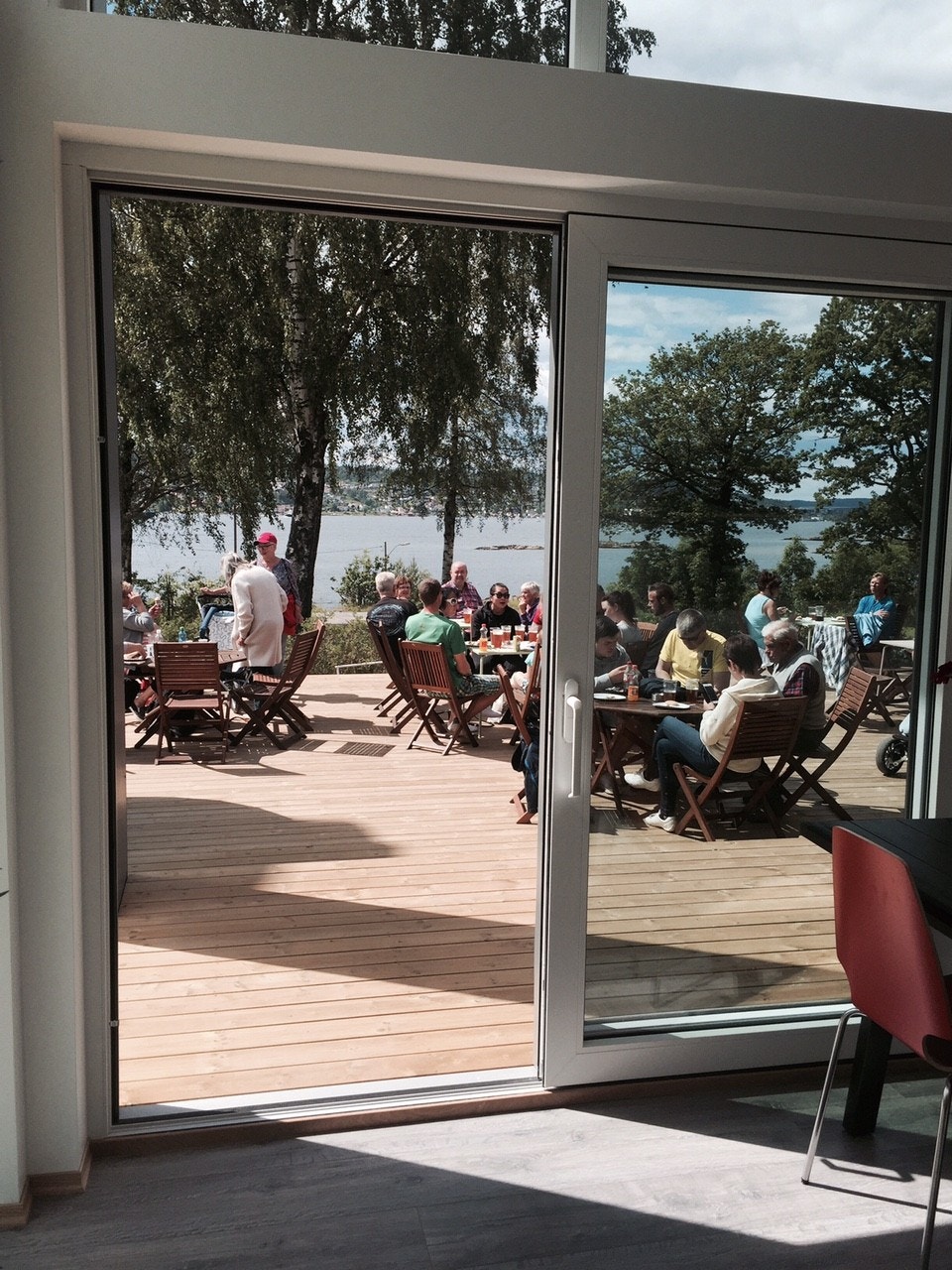 Terrassen på Bjørkheim kafé Galleribilde