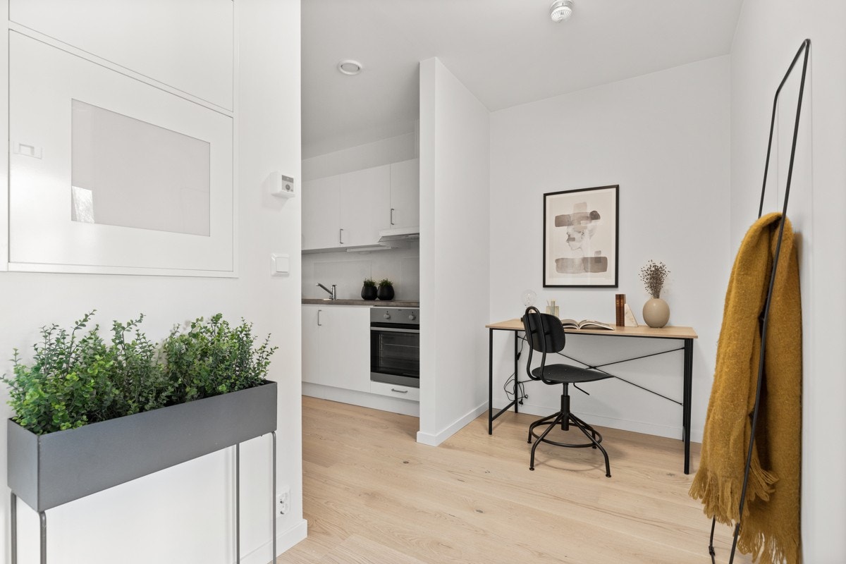 Plass til hjemmekontor. Galleribilde