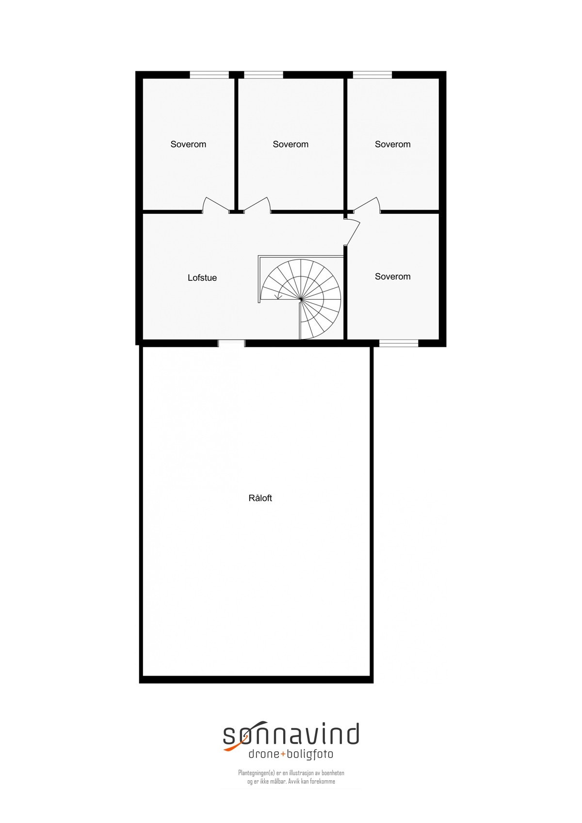 Plantegning 2.etg. Galleribilde