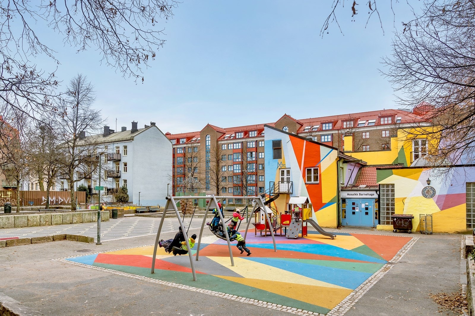 Mosaikk Barnehage. 350 meter ifra leiligheten Galleribilde