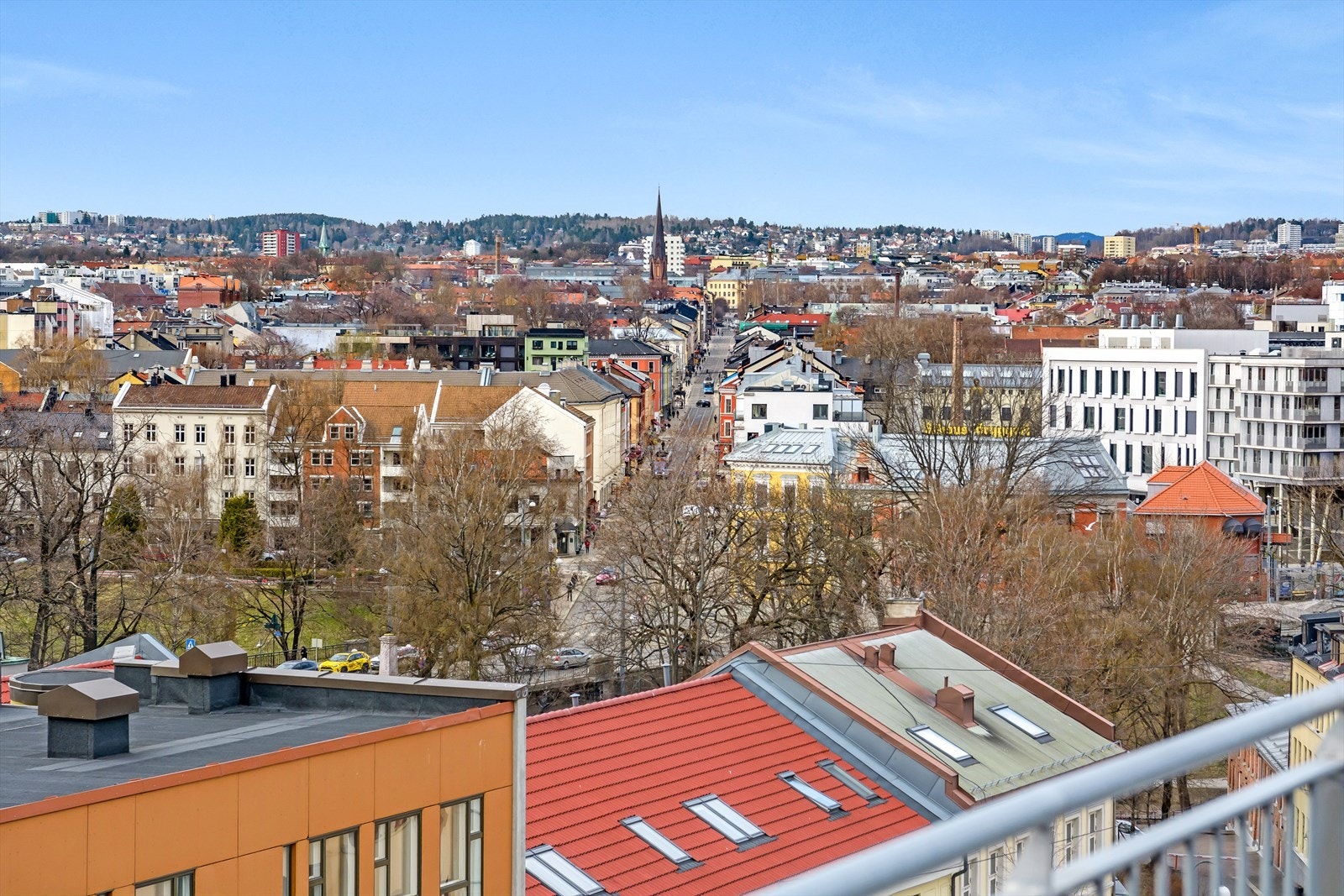 Utsikt fra felles takterasse Galleribilde