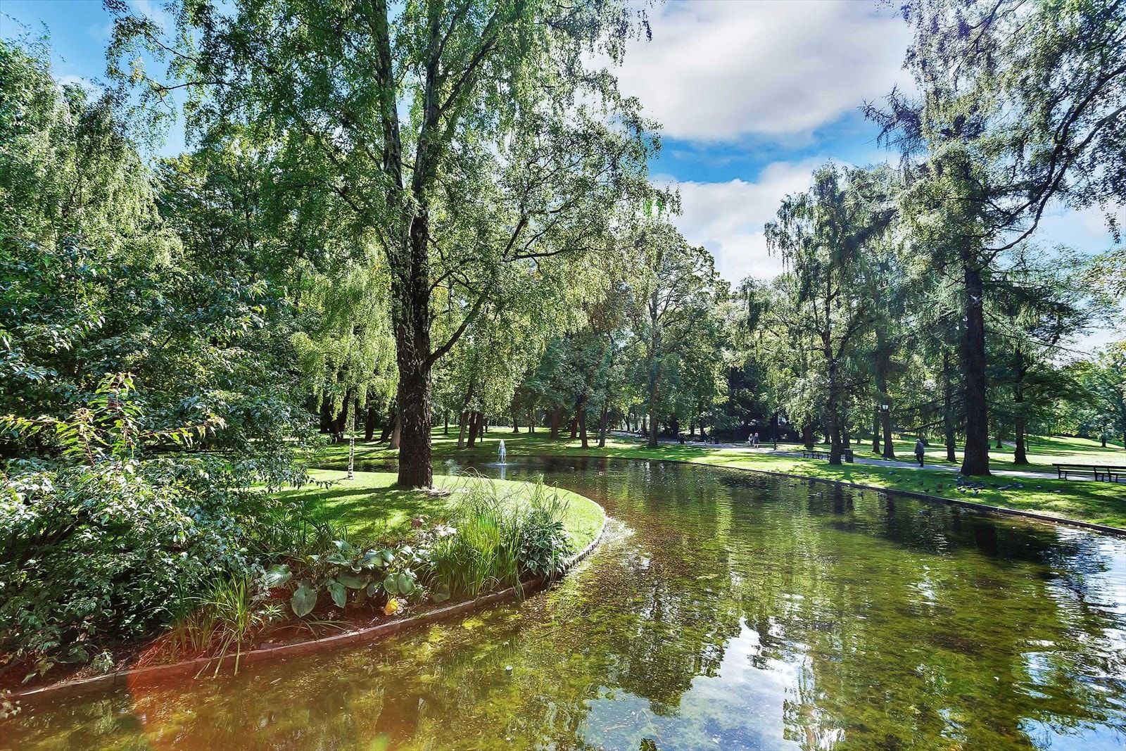 Slottsparken i umiddelbar nærhet Galleribilde