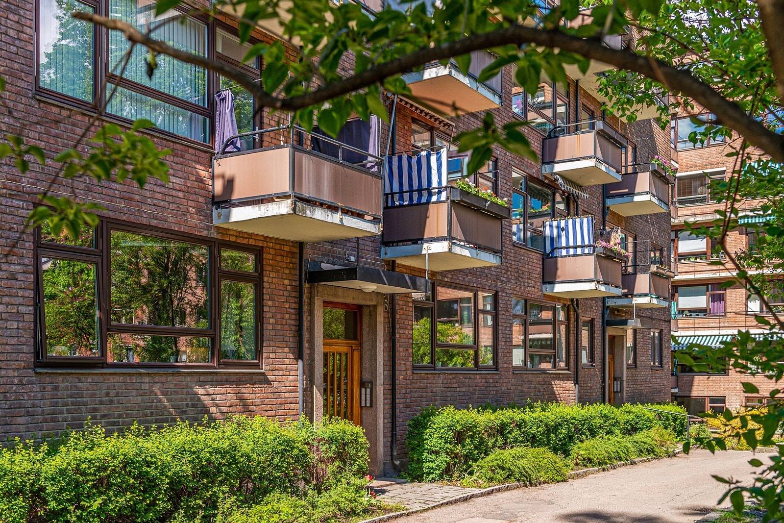 Et hyggelig inngangsparti. Galleribilde