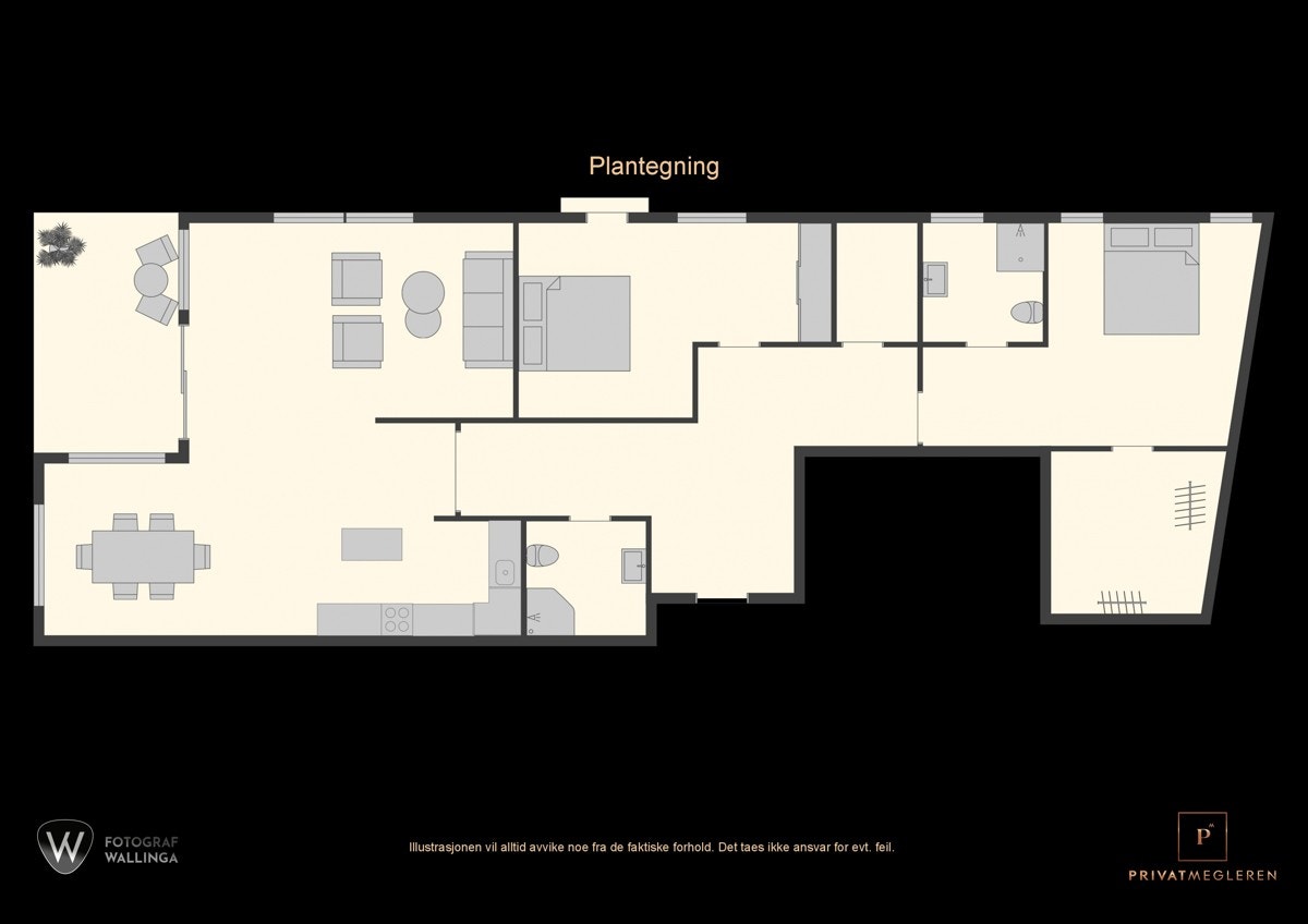 Plantegning Galleribilde