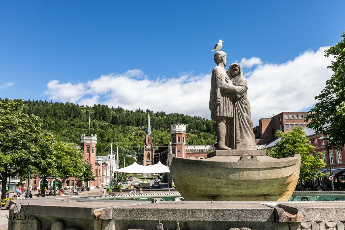 Bragernes torg. Galleribilde