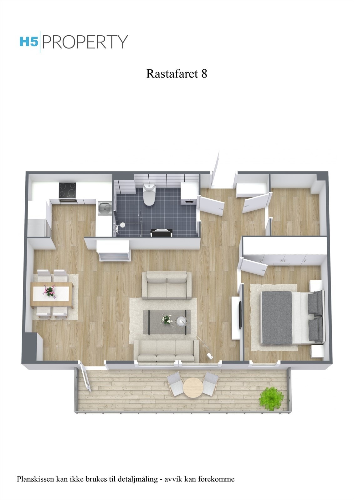 Plantegning - 3D Galleribilde