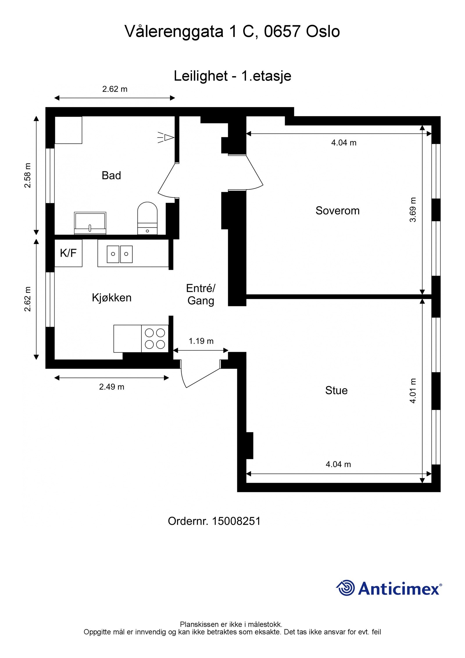 Plantegning Galleribilde