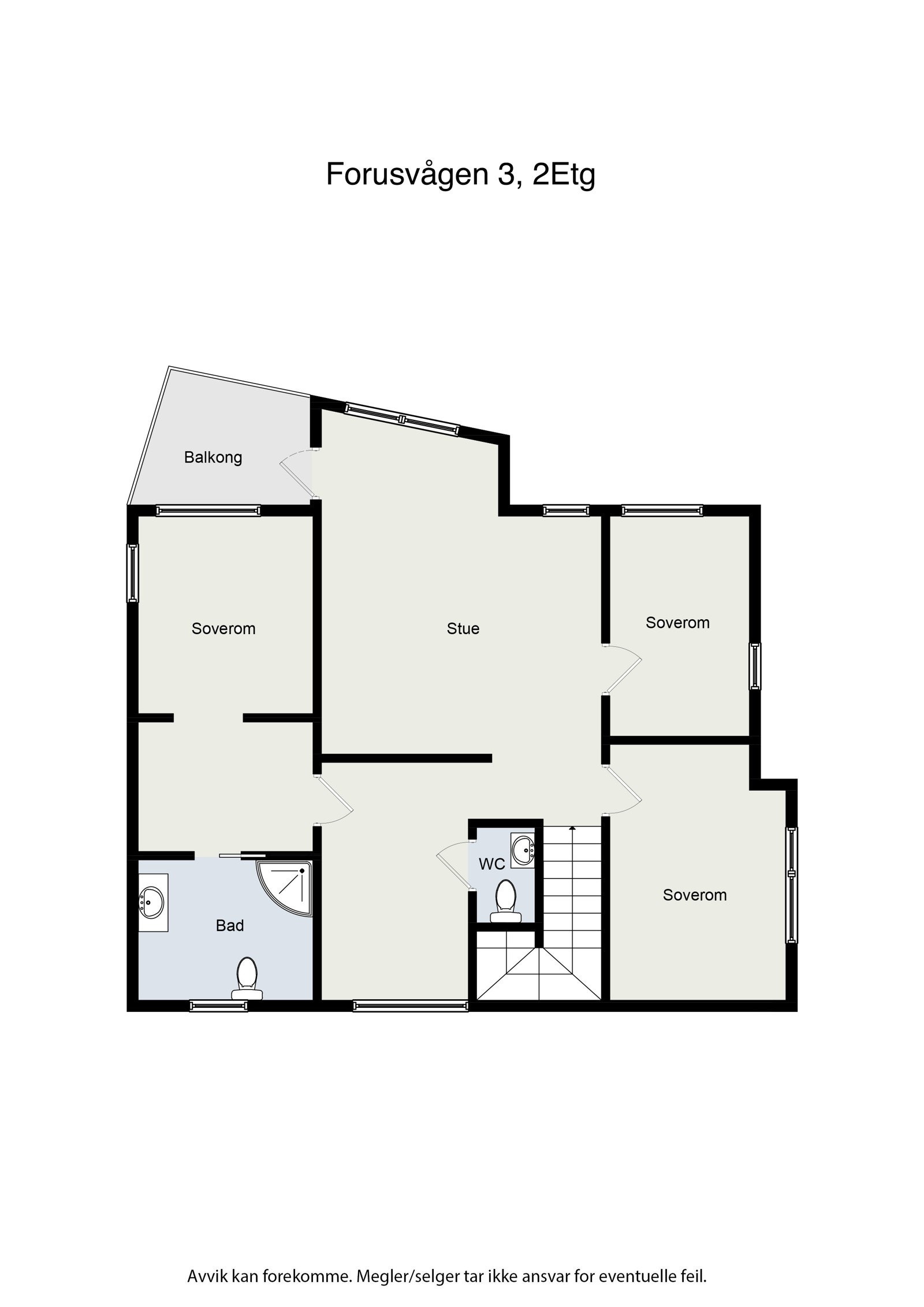 Plantegning - 2. etasje. Galleribilde