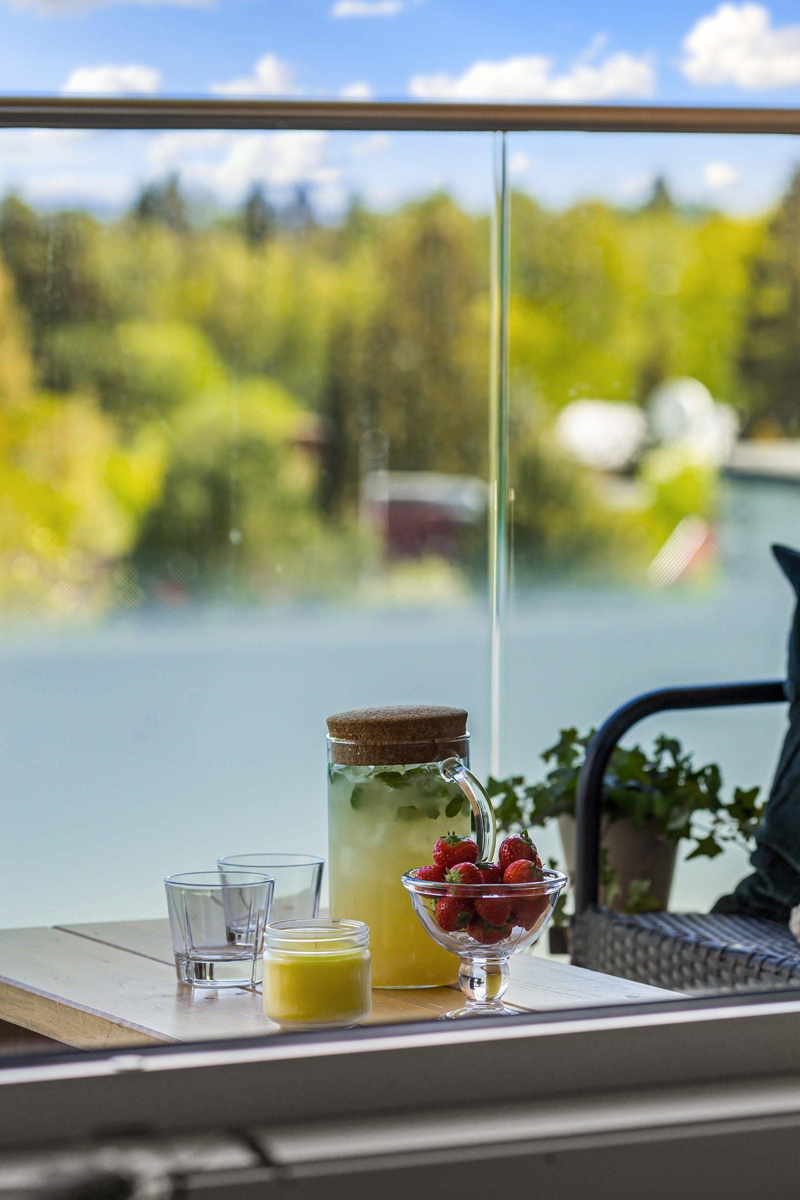 Her kan du nyte en kopp kaffe eller en forfriskende drikke i varmen. Galleribilde