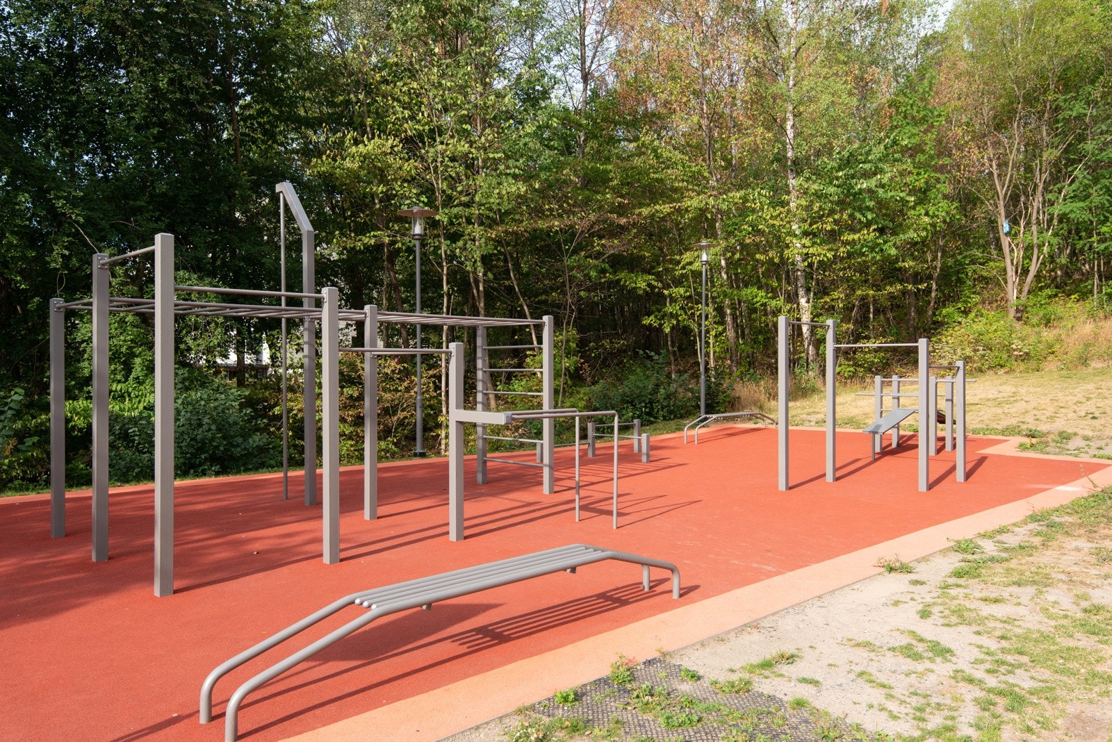 I enden av dalen finner du også en Tuftepark for coronafri trening. Galleribilde