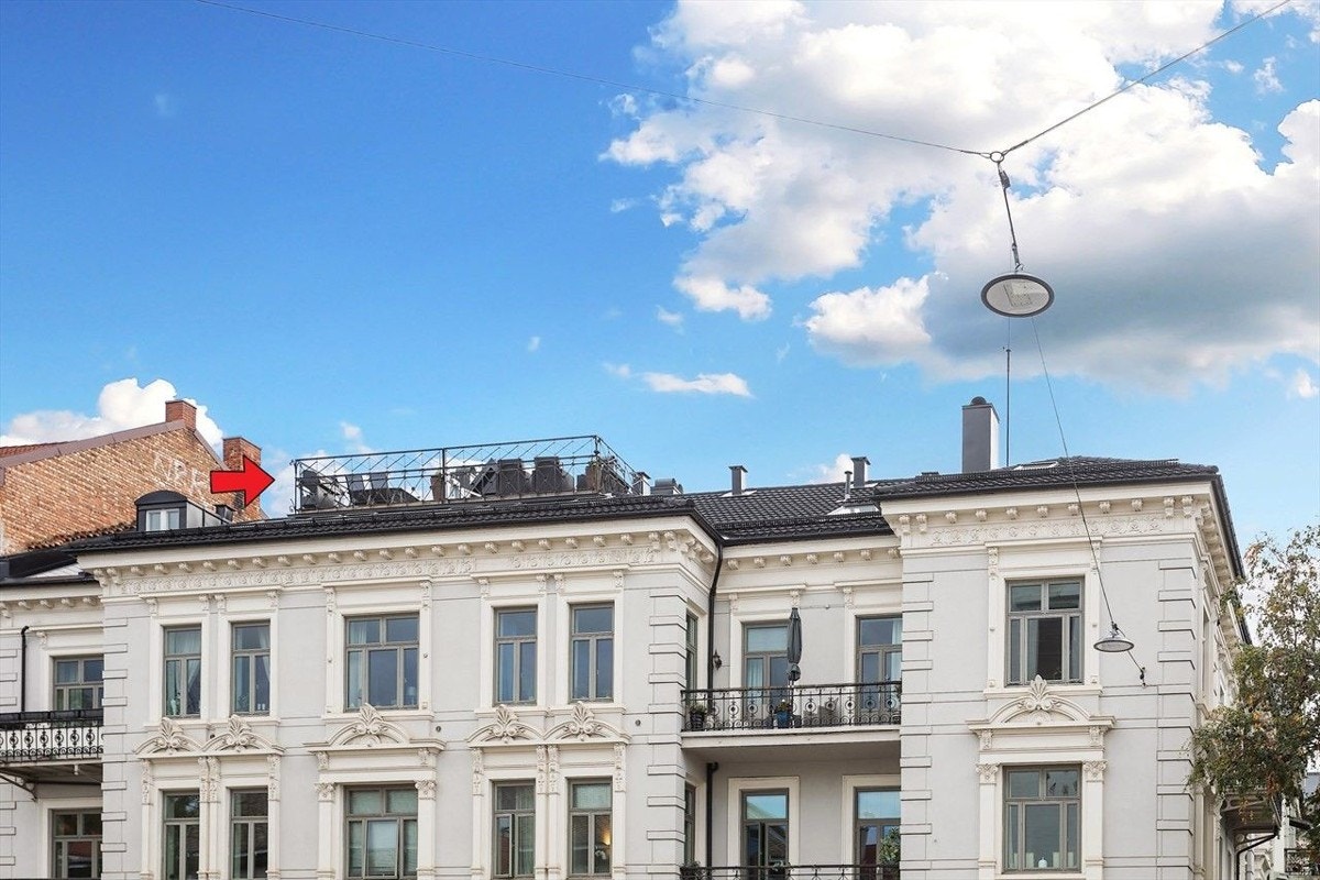 Virkelig en av få. Fantastisk takterrasse (15m2), og unik kvalitet på 2-roms leilighet i hjertet av Oslo. Galleribilde