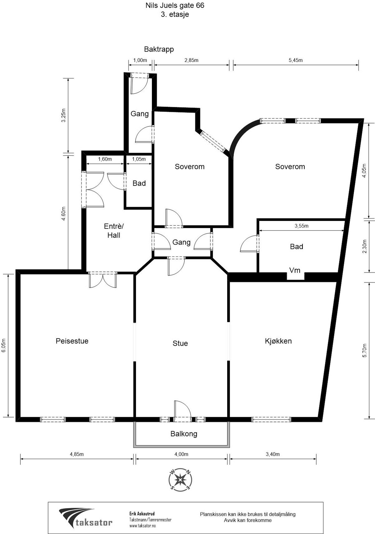 Leiligheten har en svært god planløsning Galleribilde