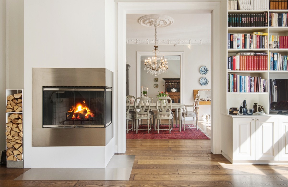 Leiligheten har en herlig takhøyde målt opp til 3,11 m i stue Galleribilde