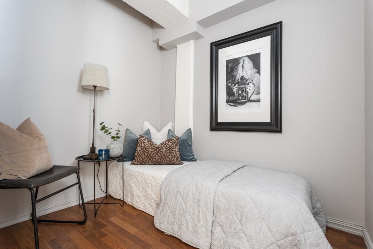 Med tre alkover egner fint ett seg ypperlig for gjesteværelse, barnerom eller hjemmekontor. Galleribilde