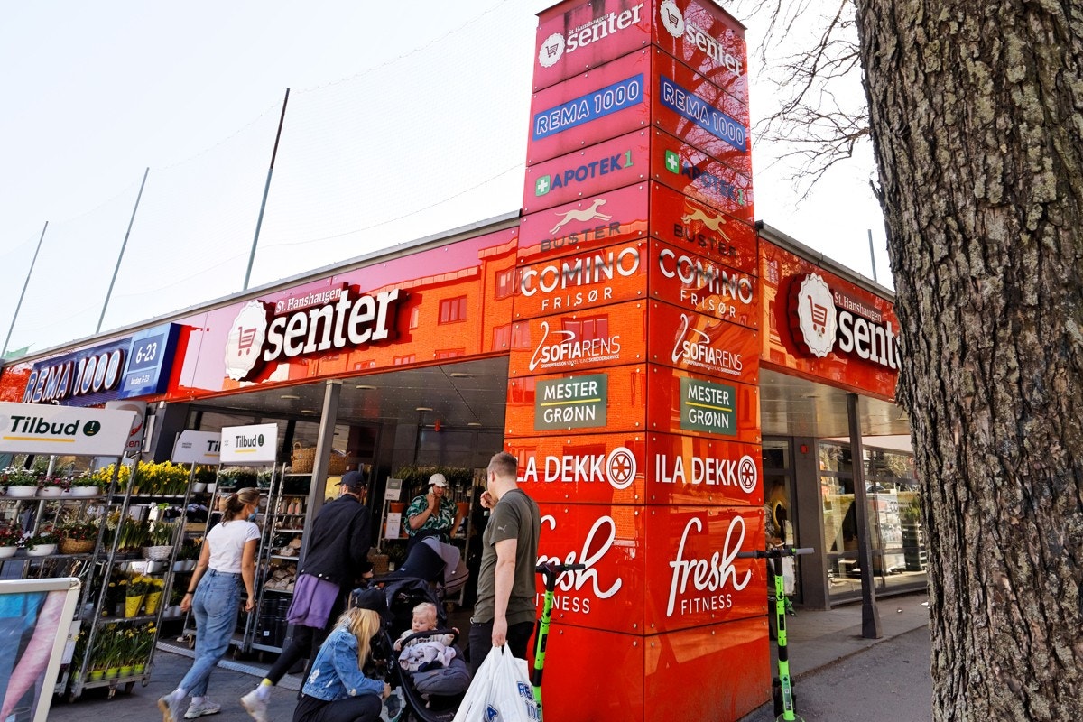 St. Hanshaugen senter. Det er også godt med offentlig buss kommunikasjon i nærheten. Galleribilde