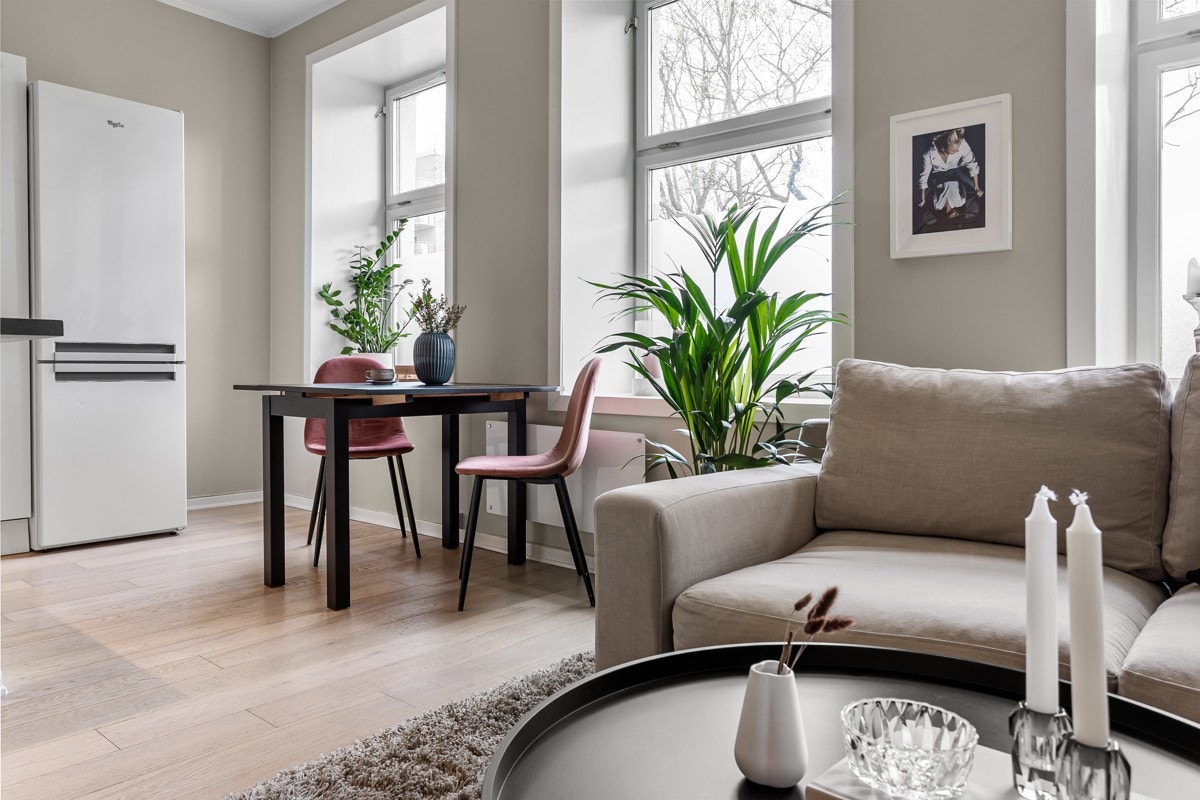 Lys og luftig stue Galleribilde