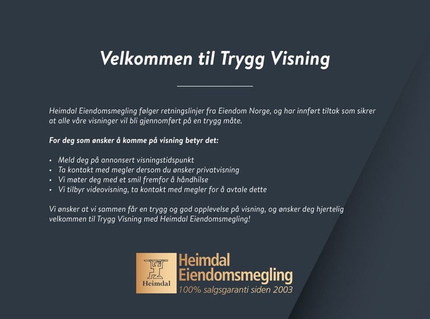 Ta kontakt direkte med megler for avtale om privatvisning! Galleribilde