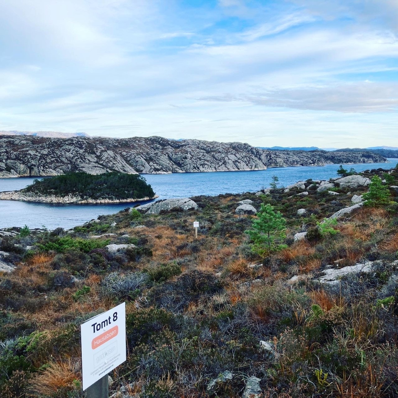 Utsiktsbilde frå tomt 8 og 7 Galleribilde