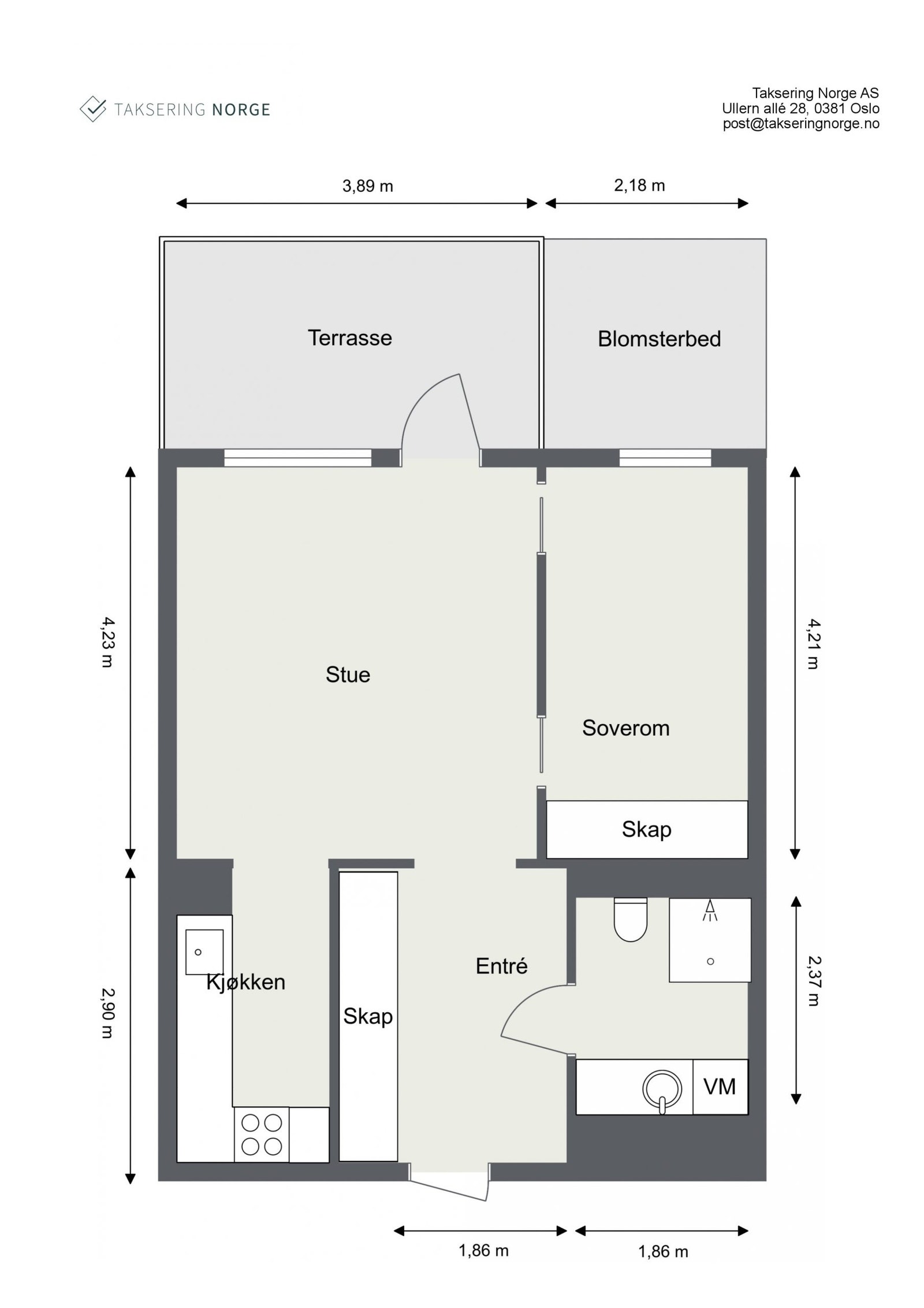 Plantegning Galleribilde