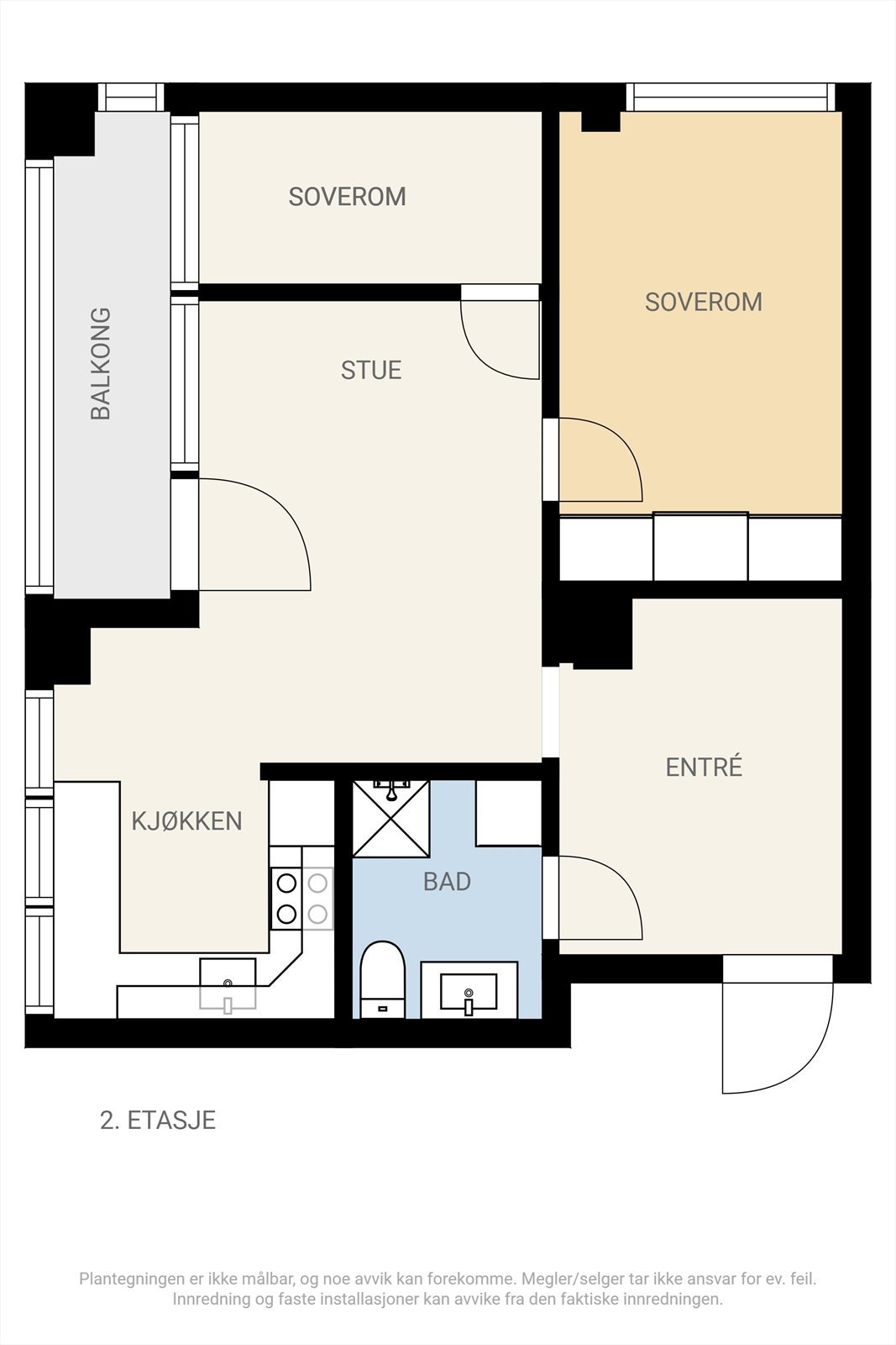 Alternativ plantegning Galleribilde