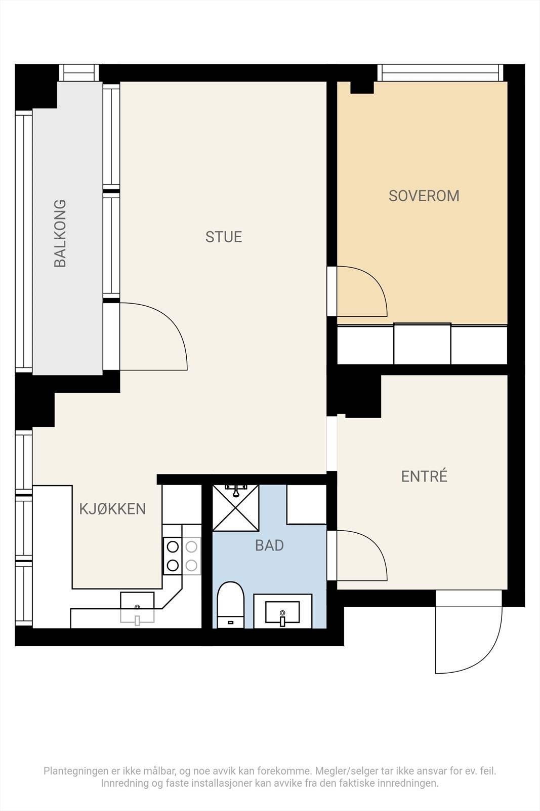 Plantegning Galleribilde