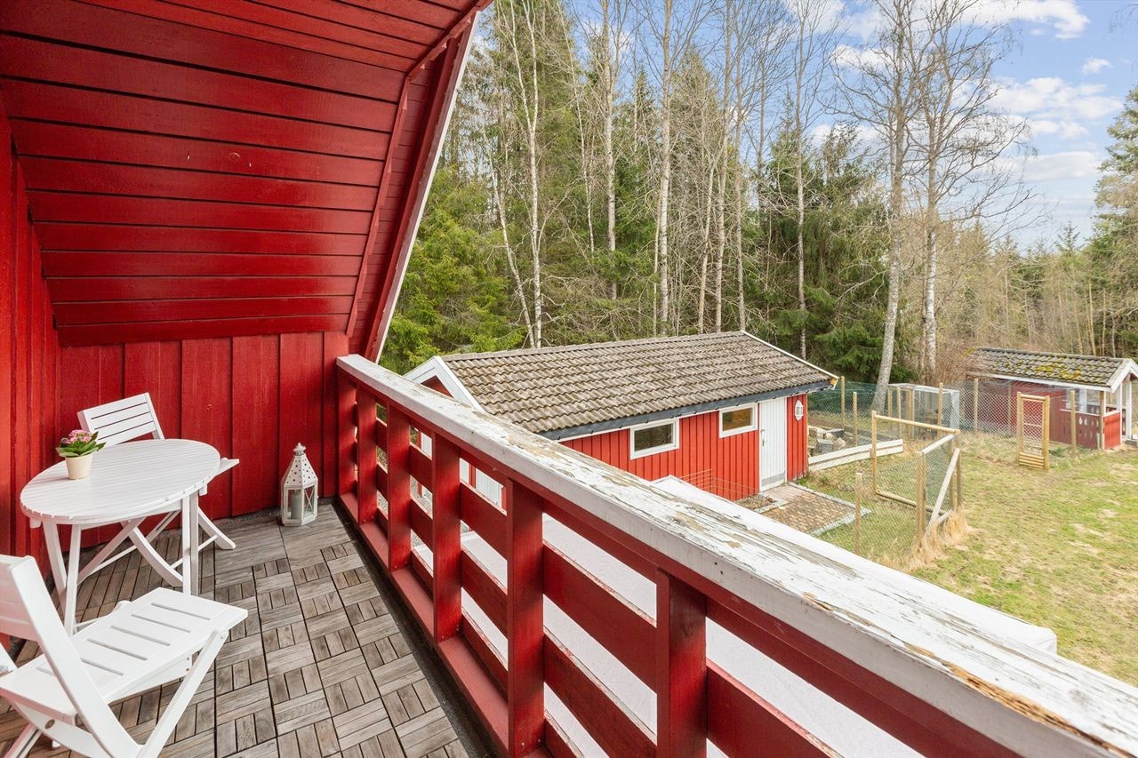 Balkongen utenfor hovedsoverommet i 2. etasje. Galleribilde