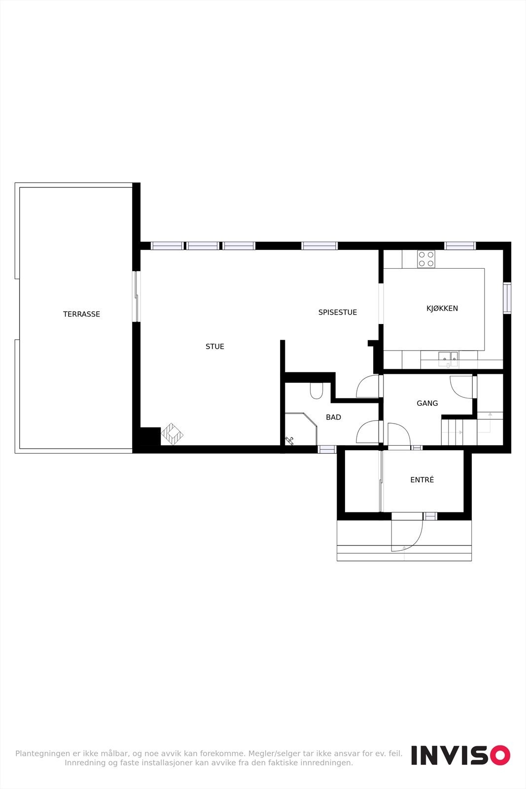 Planskisse 1. etasje. Galleribilde