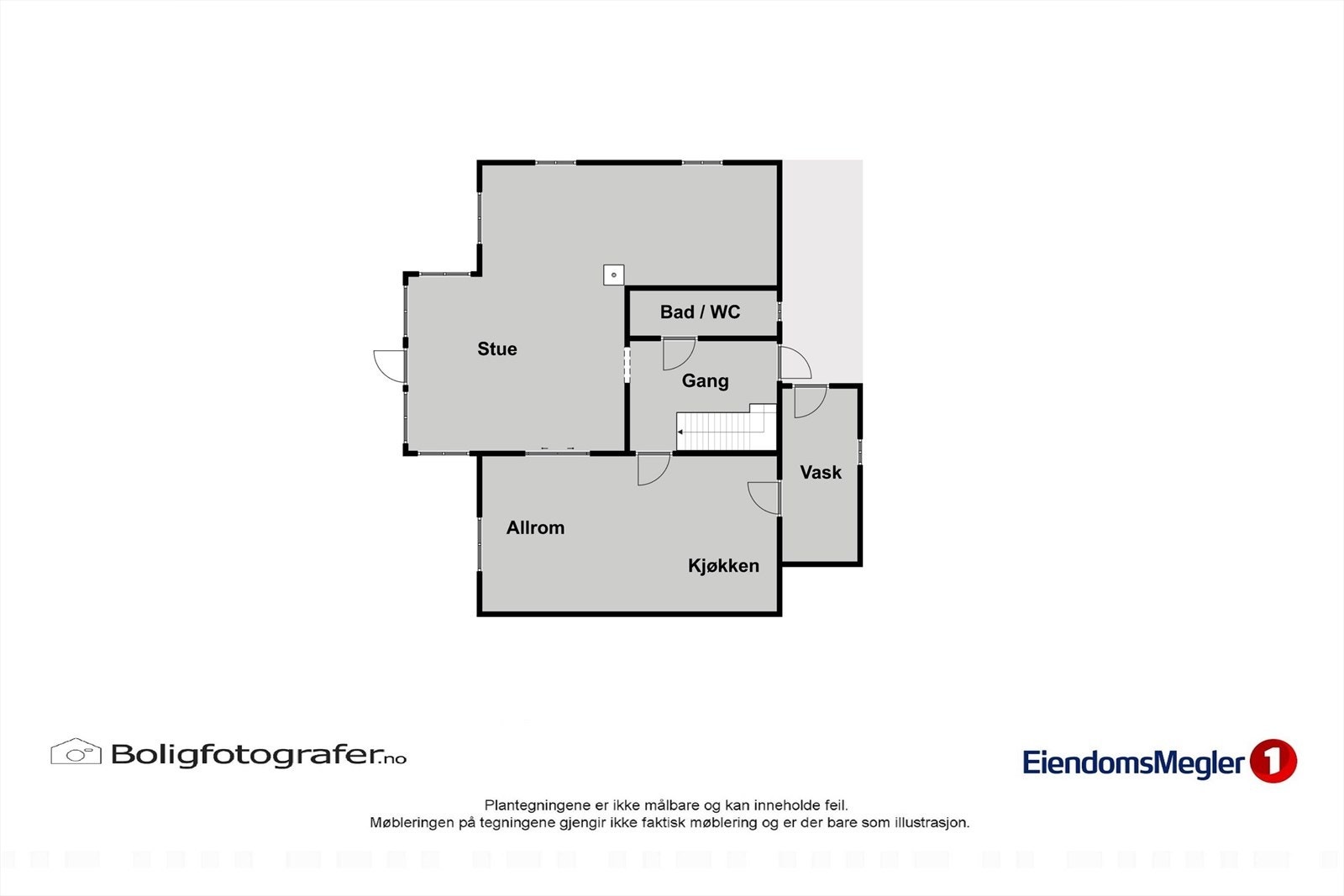 Plantegning 1.etasje Galleribilde