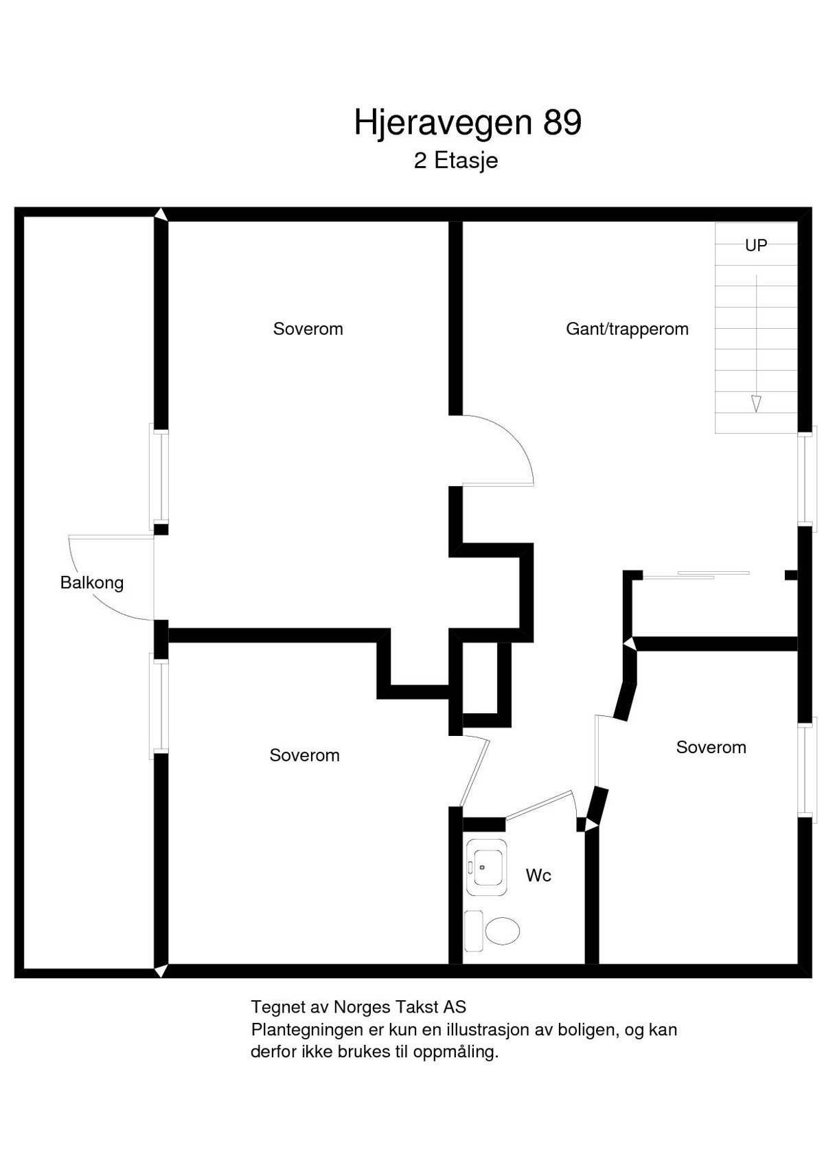 Plantegning av 2 etg Galleribilde