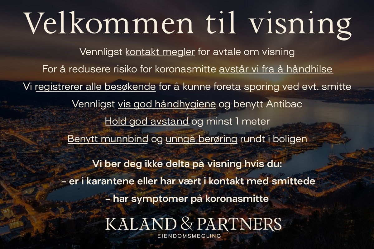 Husk å melde deg på visning! Galleribilde
