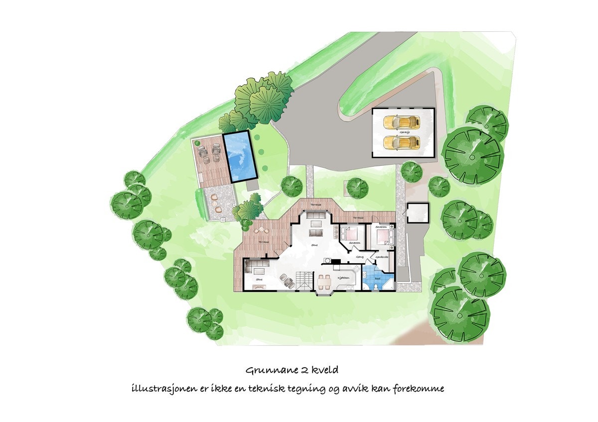 Plantegning Galleribilde