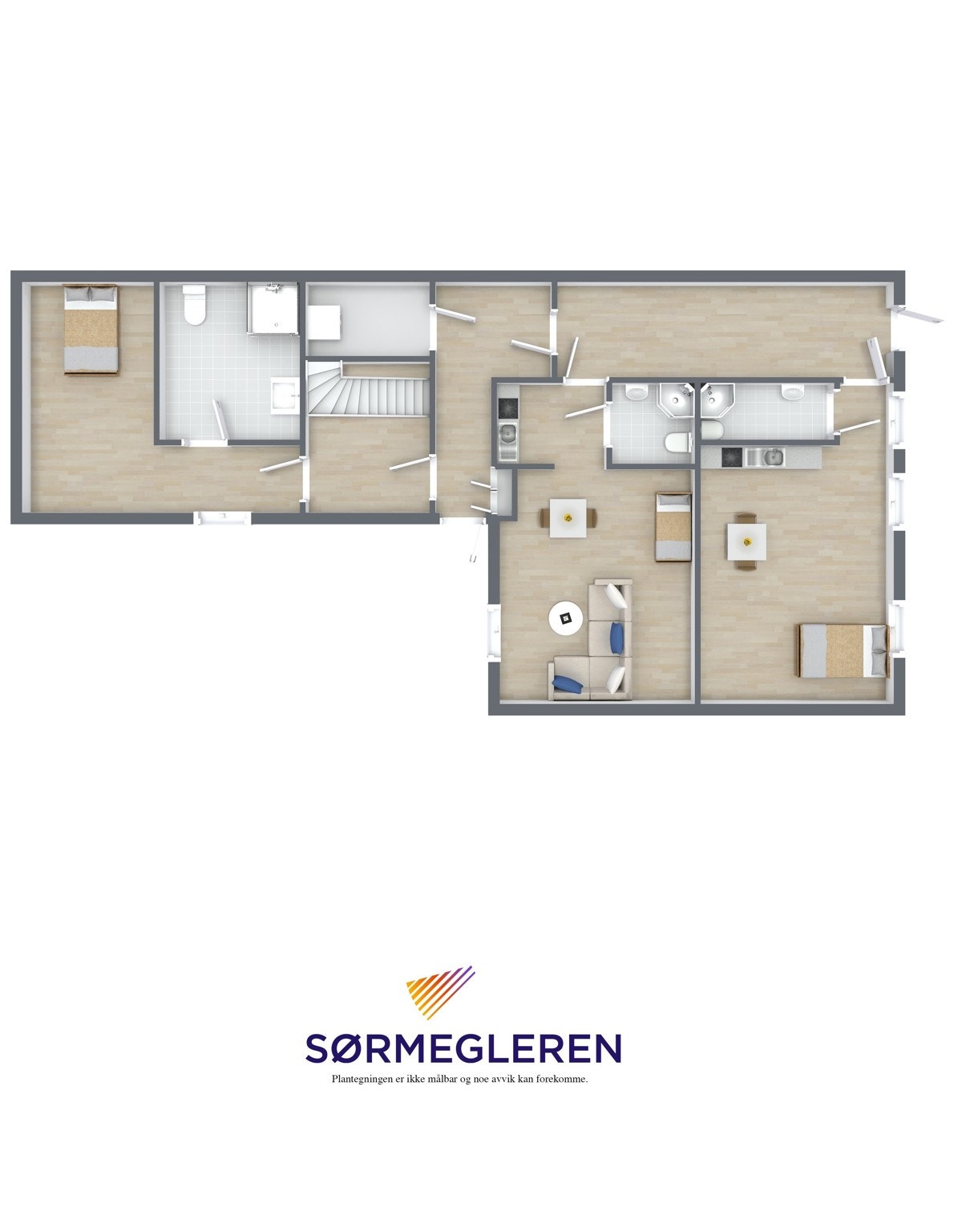 3D Floor Plan kopi Galleribilde