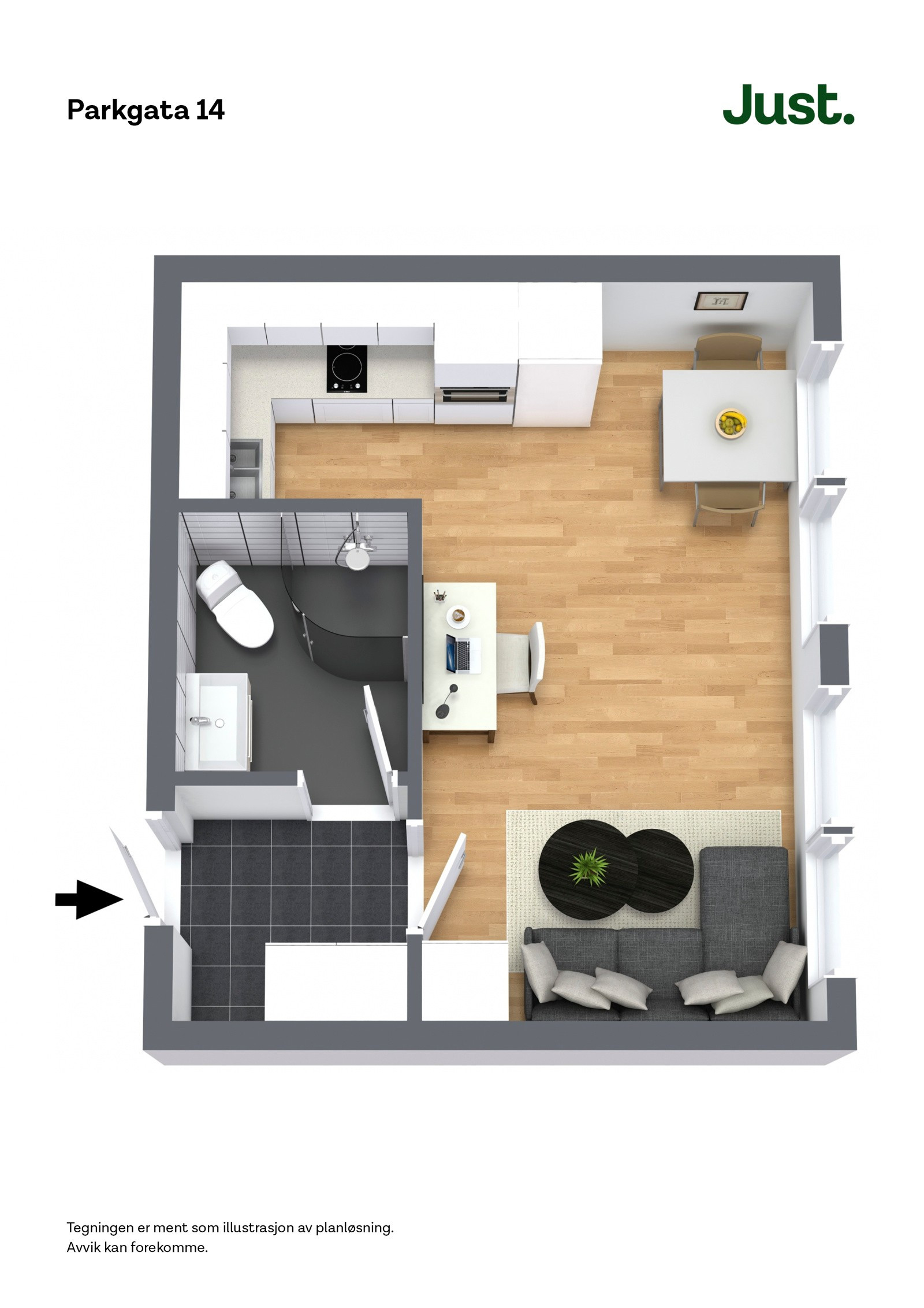Planskisse 3D