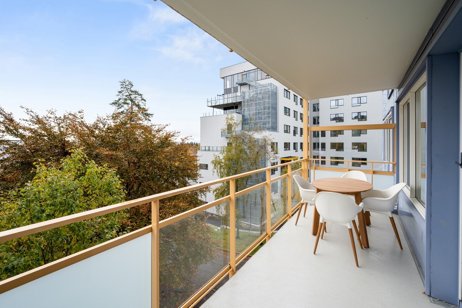 Balkongen er på hele 11 kvm. Galleribilde