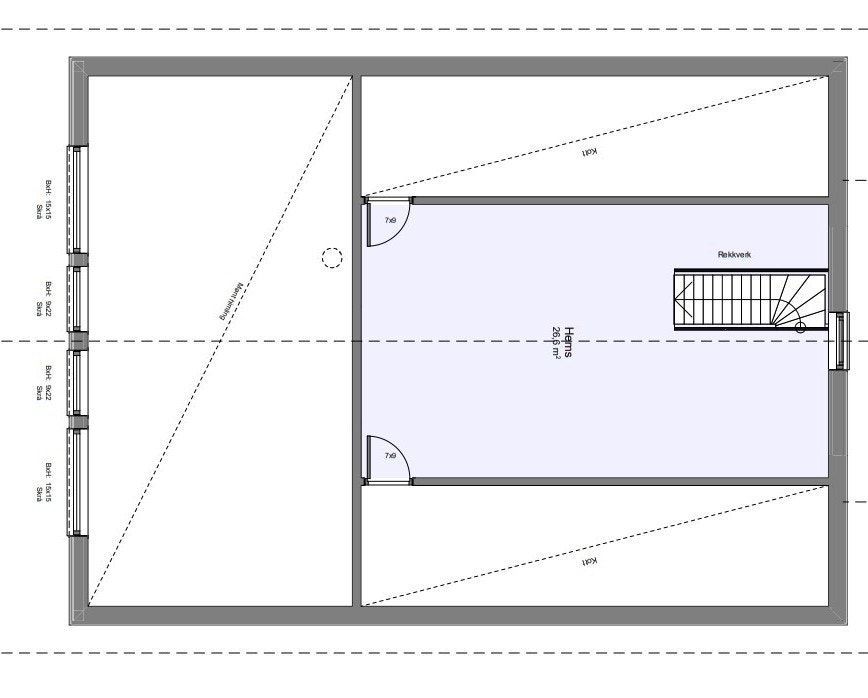 Plan Hems tilvalg for innredet rom. Galleribilde