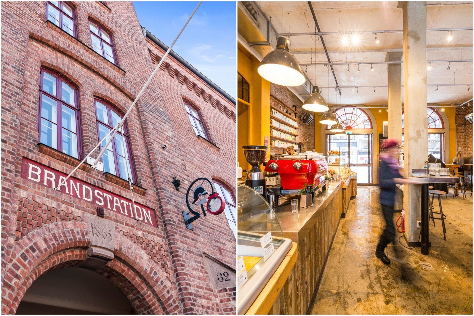 En liten rusletur nedover gata kan du nyte en god espresso på Kaffebrenneriet. Galleribilde