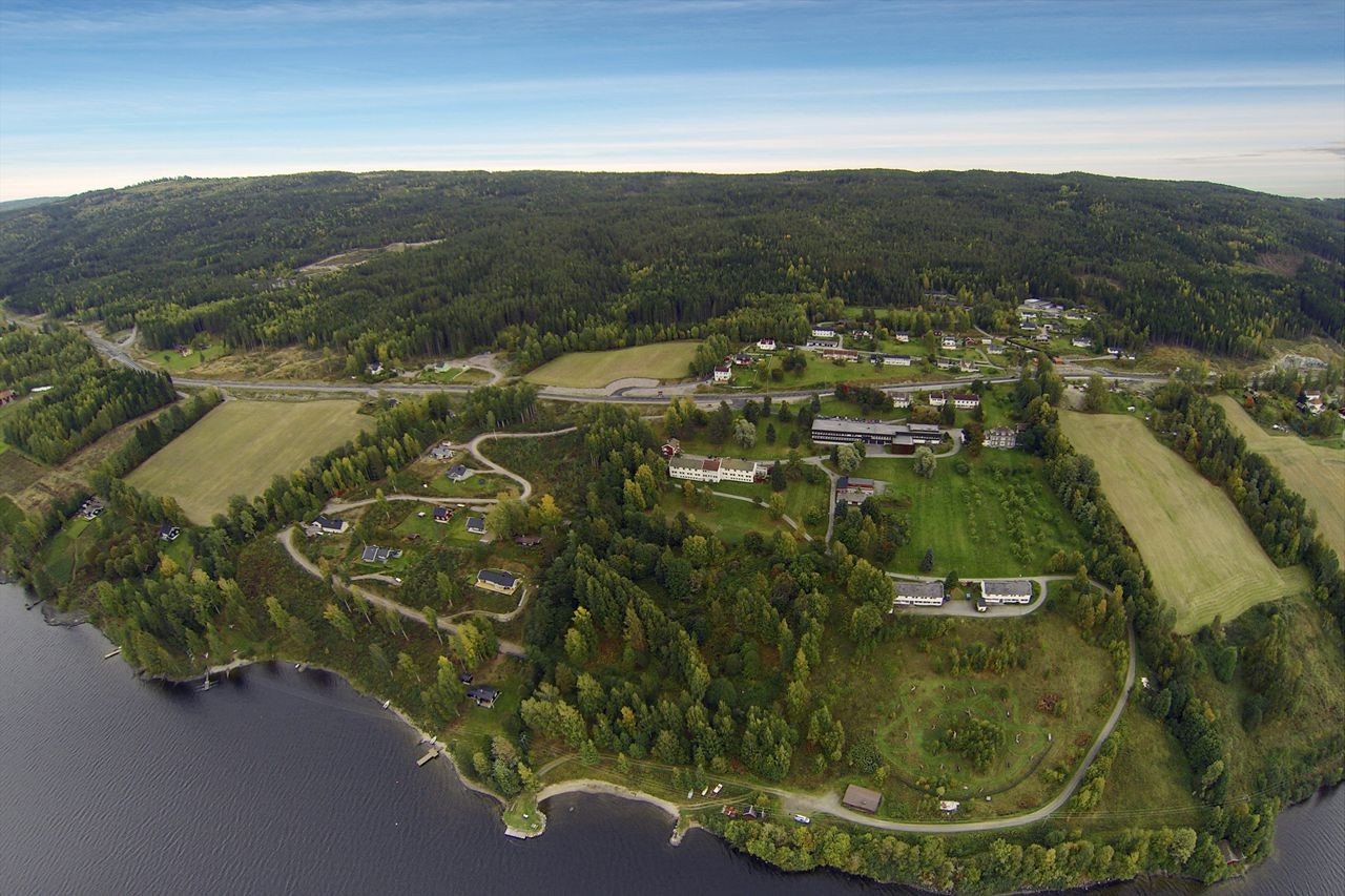 Det er etablert hyttefelt nord for eiendommen Galleribilde