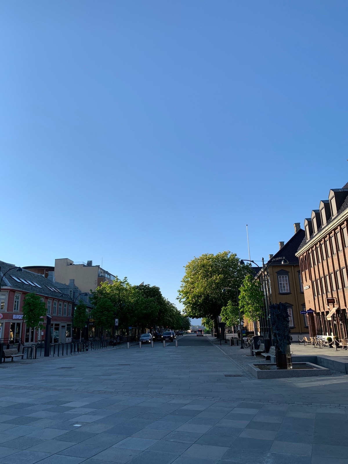 Utsikt fra torget Galleribilde