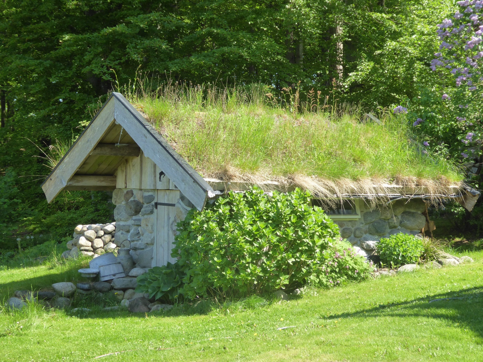 Steinhuset med treningsmuligheter Galleribilde