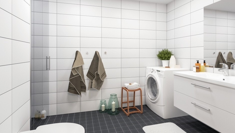 Illustrasjon bad Galleribilde