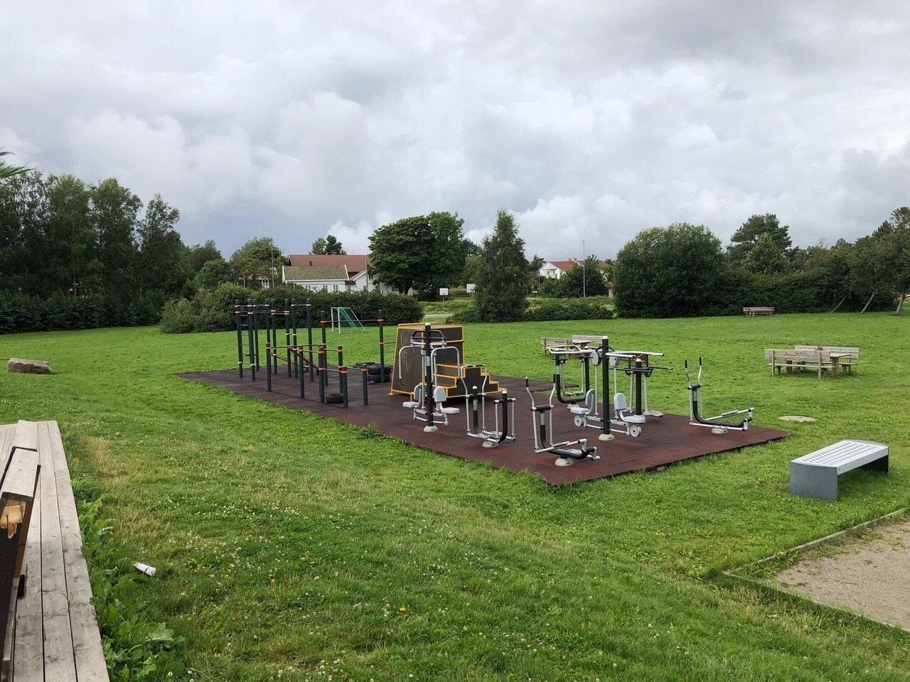 Treningspark og frisbee golf i nærheten Galleribilde