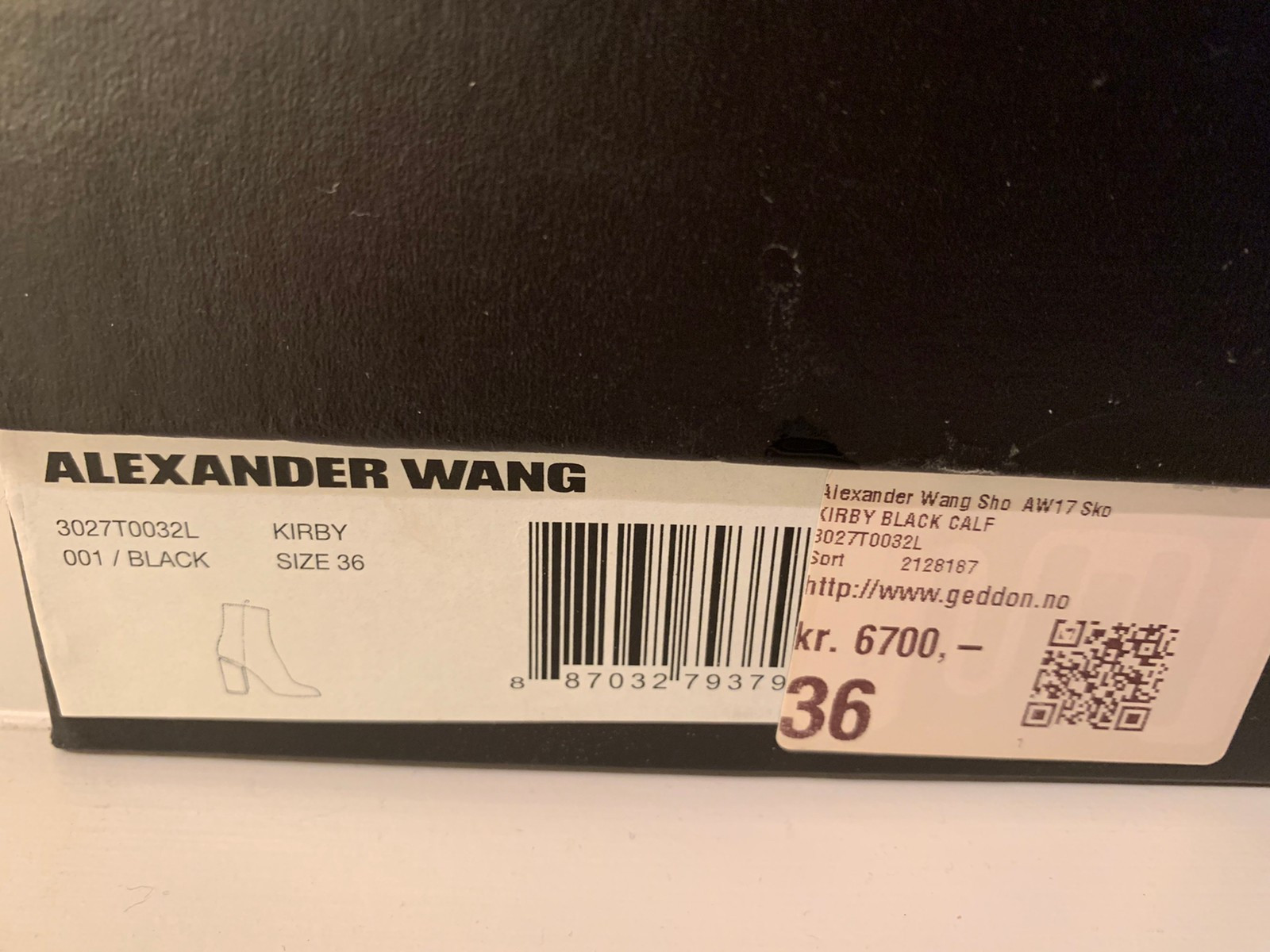 Alexander Wang kirby svarte sko. Fantastisk kvalitet og gode pa foten. FINN torget