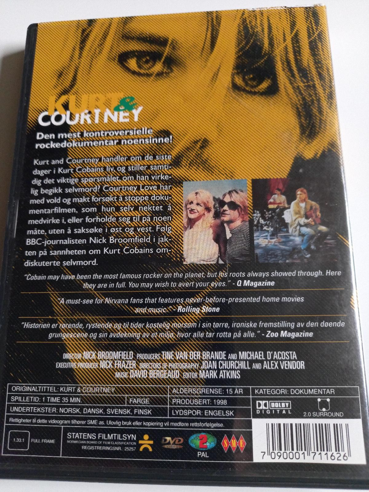 KURT & COURTNEY / DVD | FINN-torget