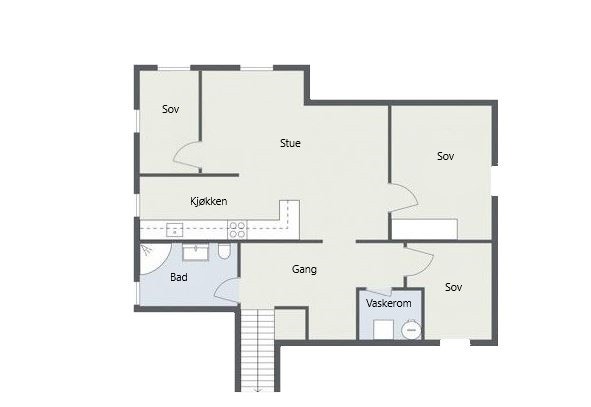 Plantegning Galleribilde