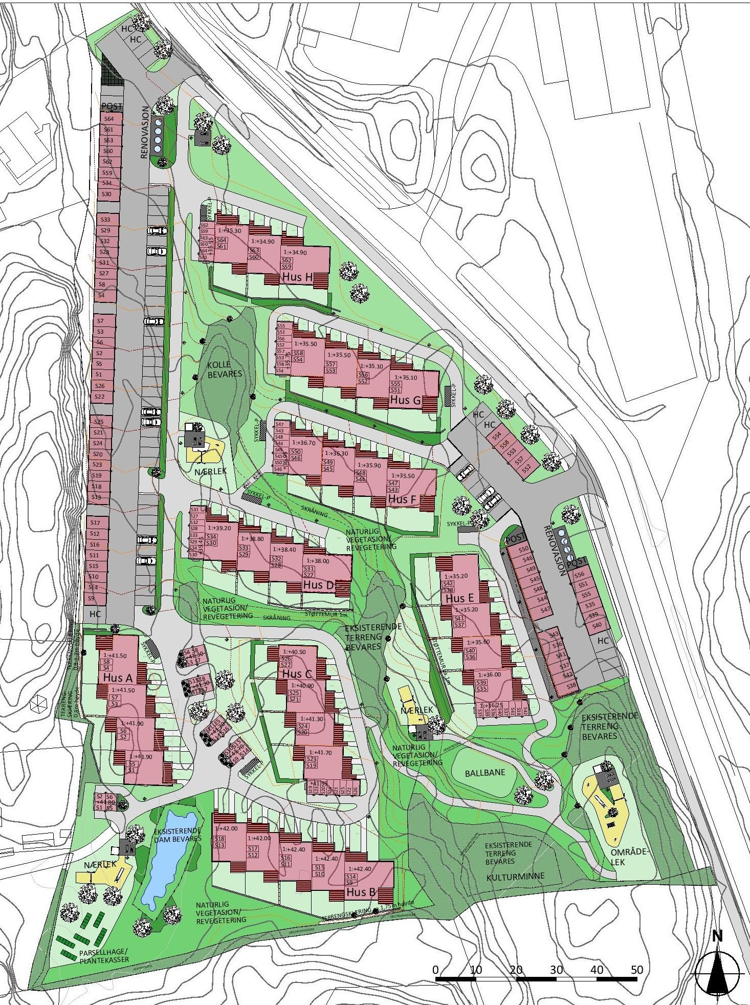 Oversikt over Marinus Have Galleribilde