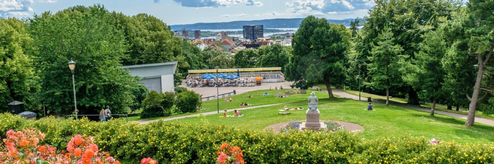 St. Hanshaugen park er nydelig om sommeren Galleribilde