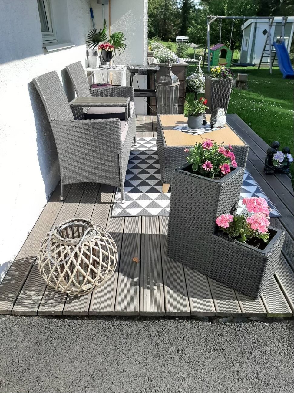 Flott uteplass rett utenfor døren Galleribilde