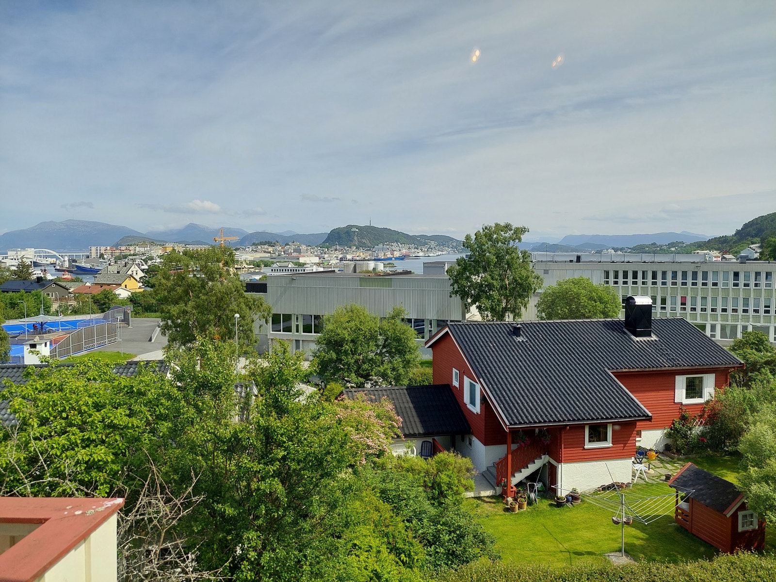 utsikt fra hovedsoverom Galleribilde