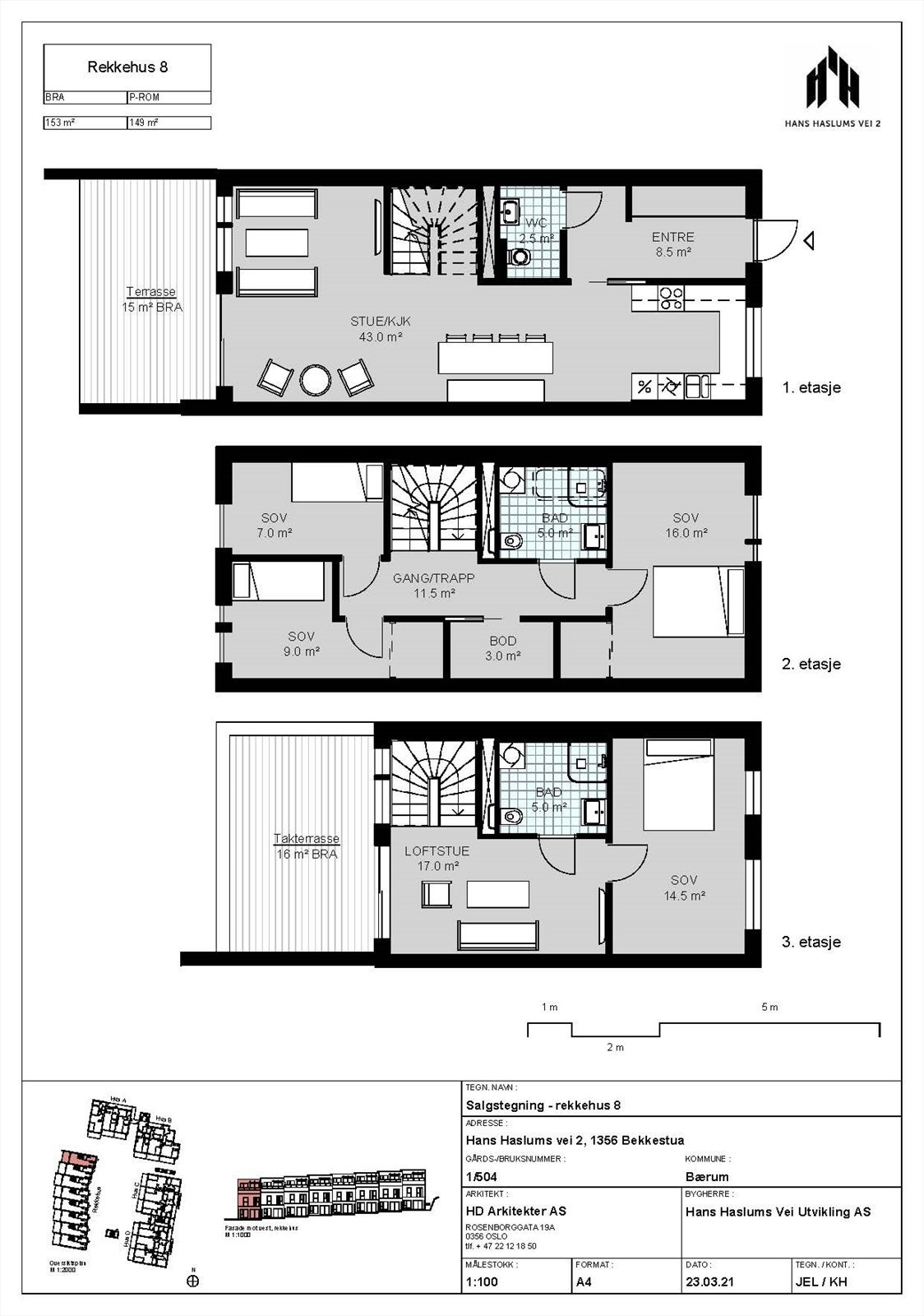 Plantegning Galleribilde