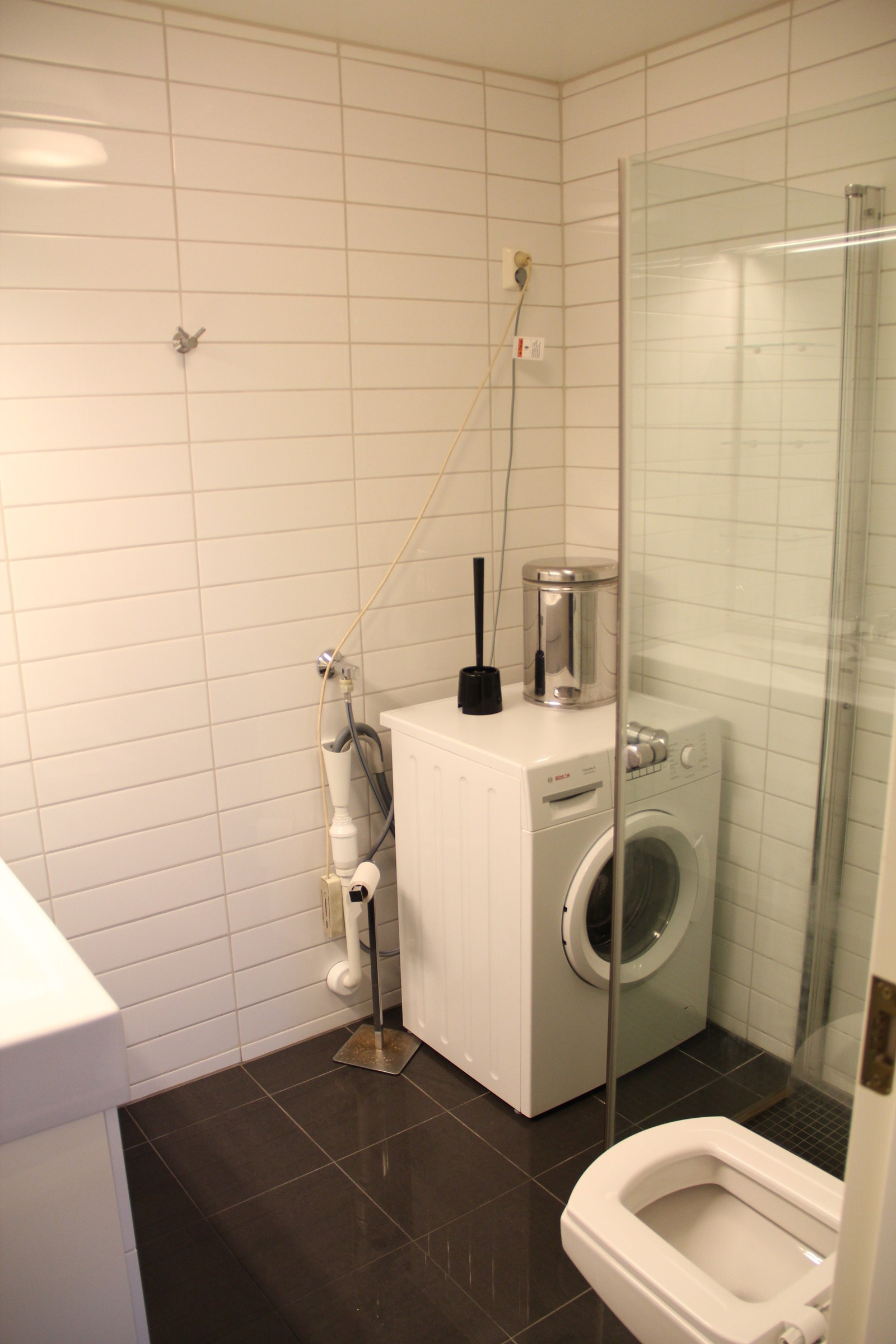 Bad, vaskemaskin Galleribilde
